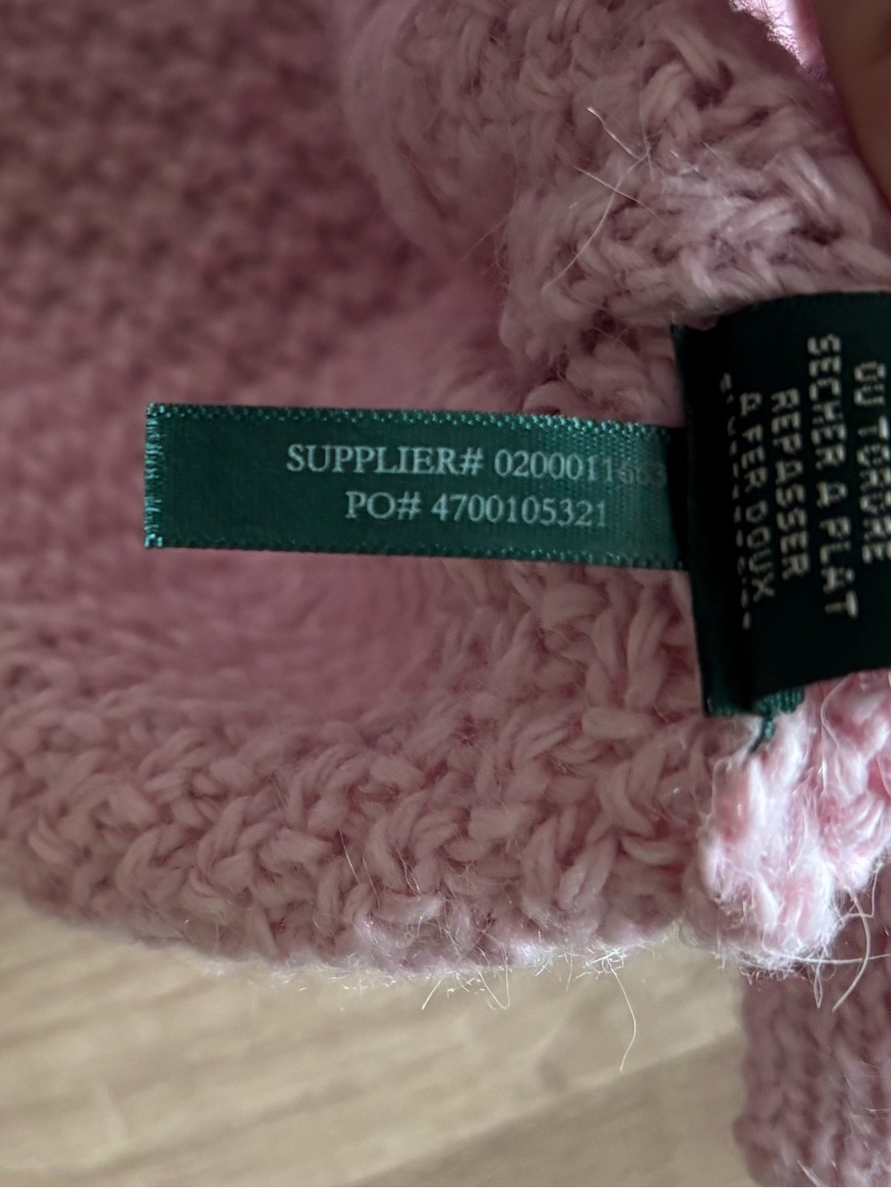 Ralph Lauren Cable Knit Mock Neck Sweater in Pink - Picture 4 of 7